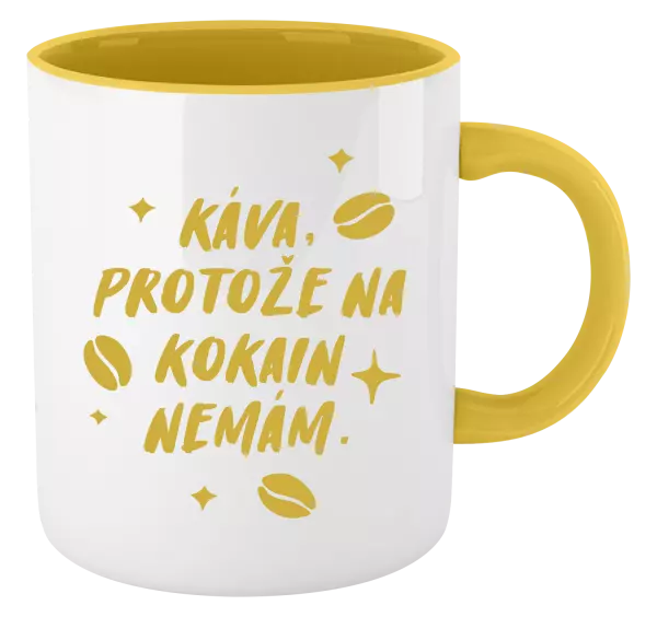 Hrnek Káva, protože na kokain nemám