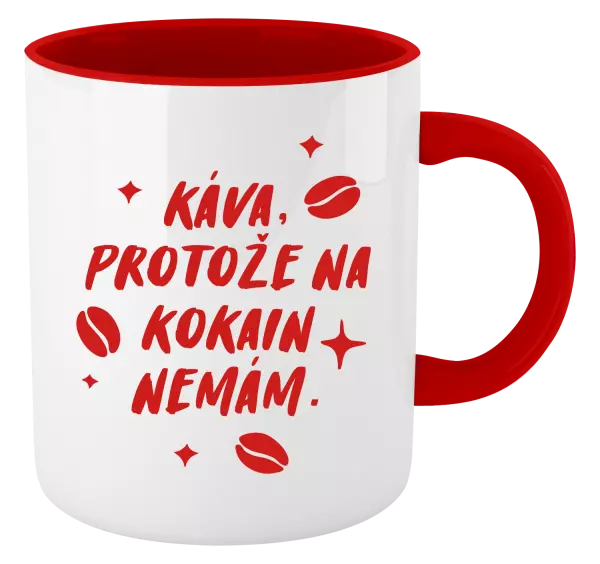Hrnek Káva, protože na kokain nemám