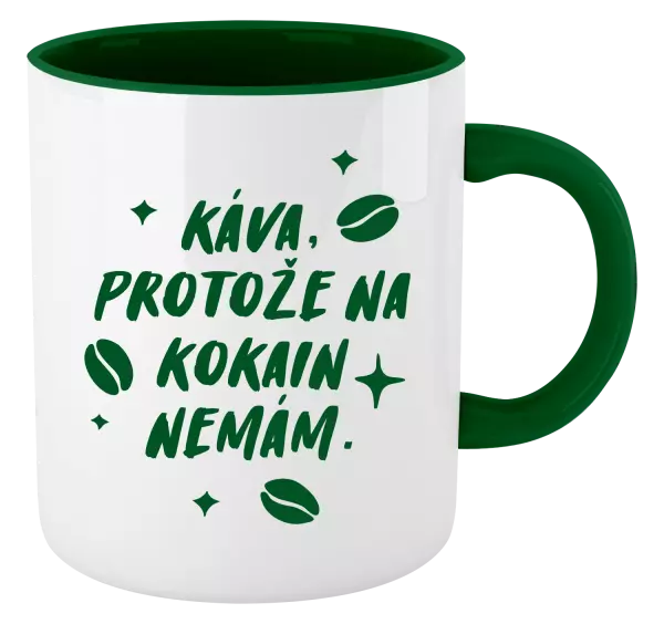 Hrnek Káva, protože na kokain nemám