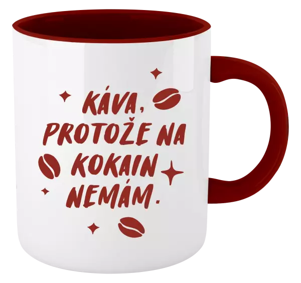 Hrnek Káva, protože na kokain nemám