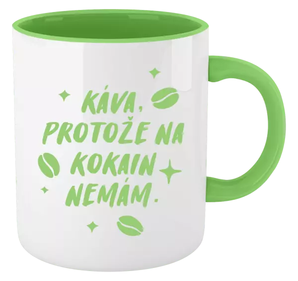 Hrnek Káva, protože na kokain nemám