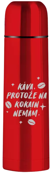 Termoska Káva, protože na kokain nemám