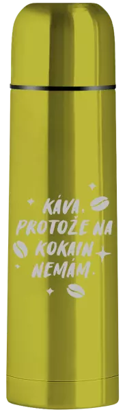 Termoska Káva, protože na kokain nemám