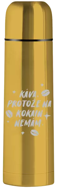 Termoska Káva, protože na kokain nemám