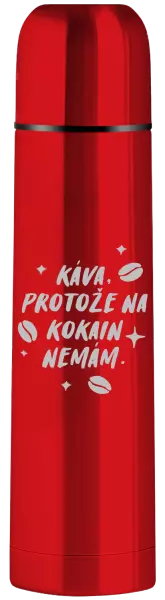 Termoska Káva, protože na kokain nemám