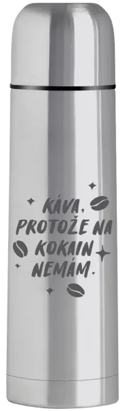 Termoska Káva, protože na kokain nemám