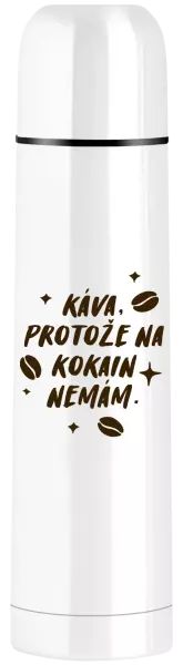 Termoska Káva, protože na kokain nemám