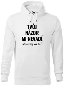 Pánská mikina Tvůj názor mi nevadí, ale neříkej mi ho!