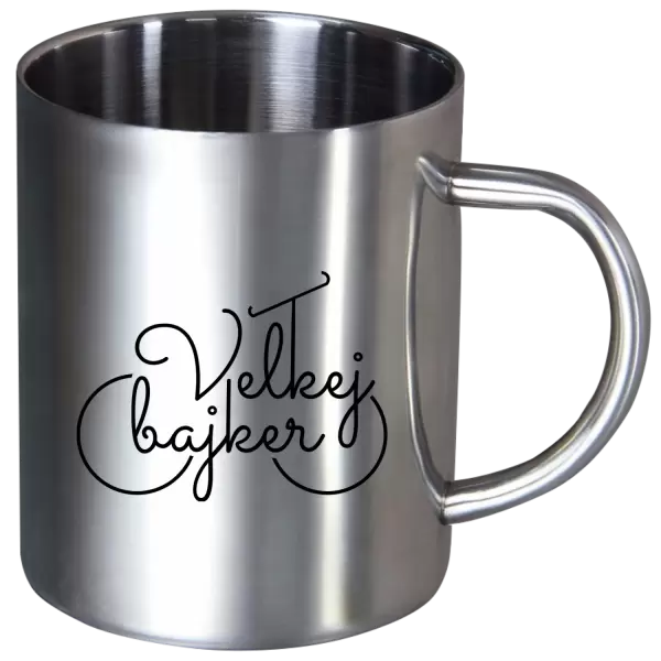 Nerezový hrnek Velkej bajker