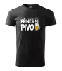 Pánské tričko Jestli tohle přečteš, přines mi pivo
