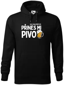 Pánská mikina Jestli tohle přečteš, přines mi pivo