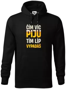 Pánská mikina Čím víc piju, tím líp vypadáš