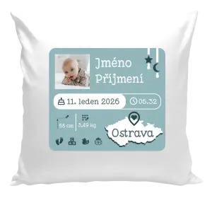 Polštář Narození miminka 02