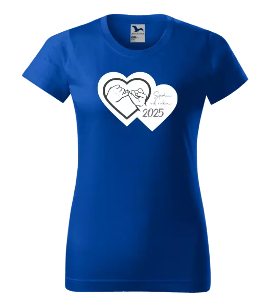 Dámské tričko Přísaháme na malíček - Spolu od roku ...