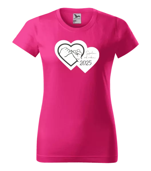 Dámské tričko Přísaháme na malíček - Spolu od roku ...