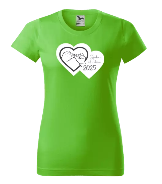 Dámské tričko Přísaháme na malíček - Spolu od roku ...