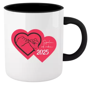 Hrnek Přísaháme na malíček - Spolu od roku ...