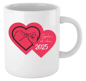 Hrnek Přísaháme na malíček - Spolu od roku ...