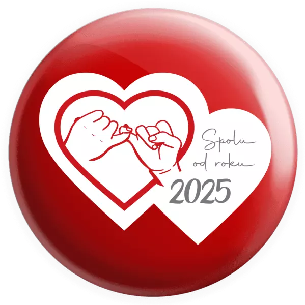 Placka Přísaháme na malíček - Spolu od roku ...