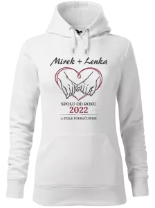 Dámská mikina Spolu od roku a stále pokračujeme