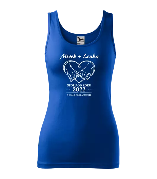 Dámské tílko Spolu od roku a stále pokračujeme