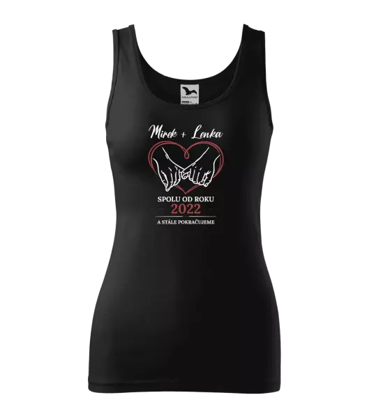 Dámské tílko Spolu od roku a stále pokračujeme