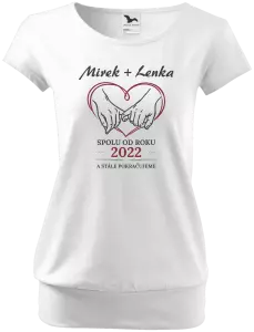 Dámské tričko Spolu od roku a stále pokračujeme