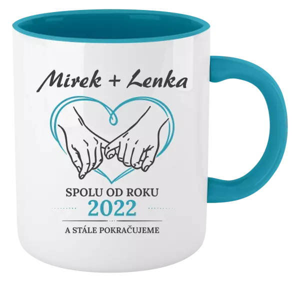 Hrnek Spolu od roku a stále pokračujeme