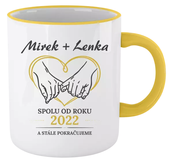 Hrnek Spolu od roku a stále pokračujeme