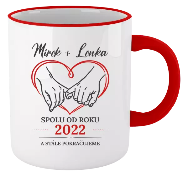 Hrnek Spolu od roku a stále pokračujeme