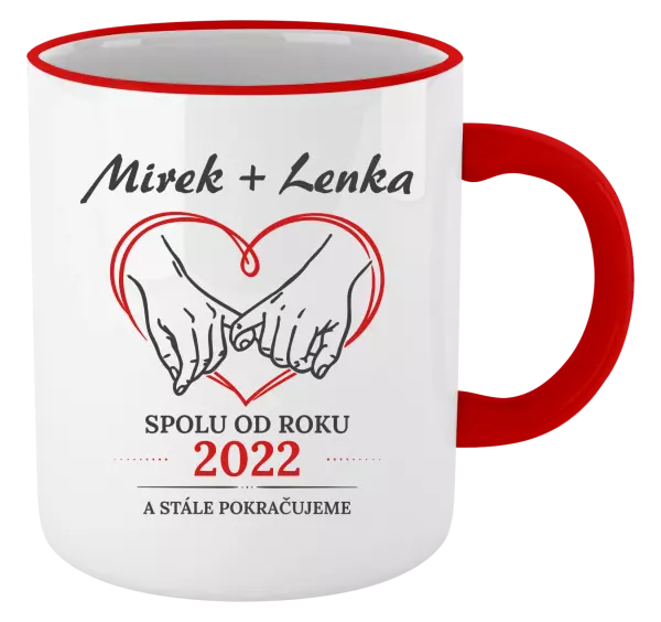 Hrnek Spolu od roku a stále pokračujeme