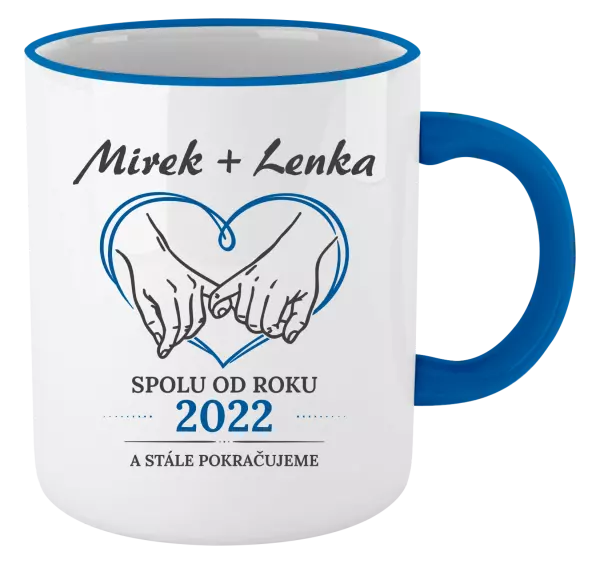 Hrnek Spolu od roku a stále pokračujeme