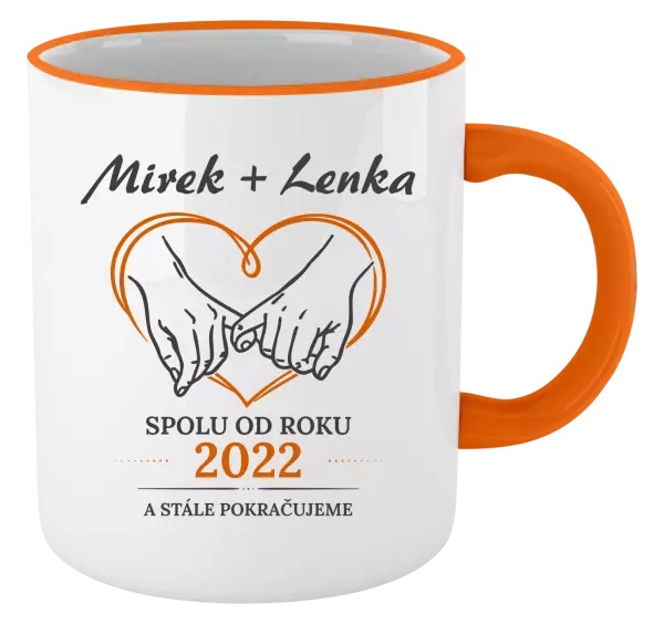 Hrnek Spolu od roku a stále pokračujeme