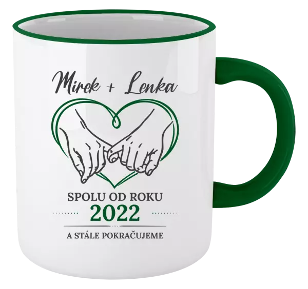 Hrnek Spolu od roku a stále pokračujeme