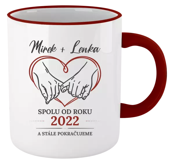 Hrnek Spolu od roku a stále pokračujeme