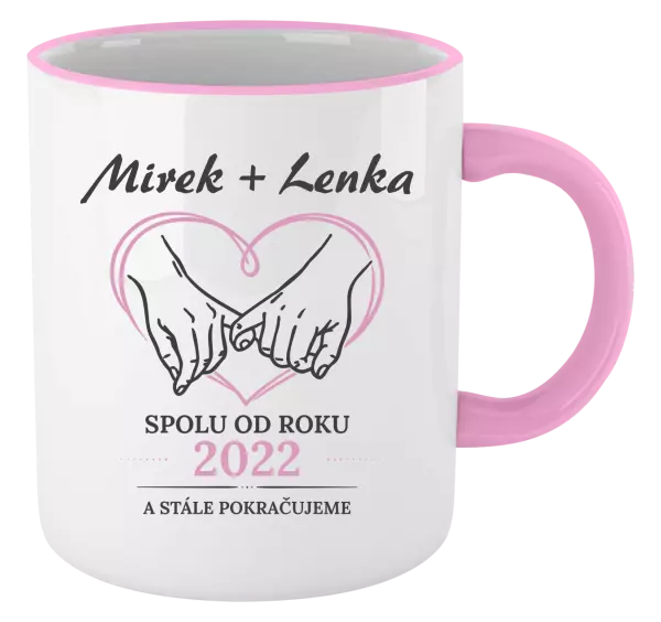 Hrnek Spolu od roku a stále pokračujeme