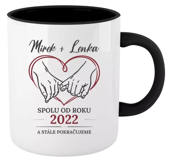 Hrnek Spolu od roku a stále pokračujeme