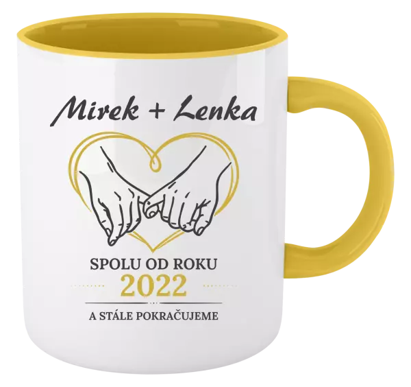 Hrnek Spolu od roku a stále pokračujeme