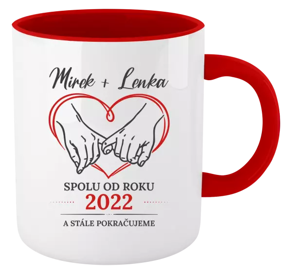 Hrnek Spolu od roku a stále pokračujeme