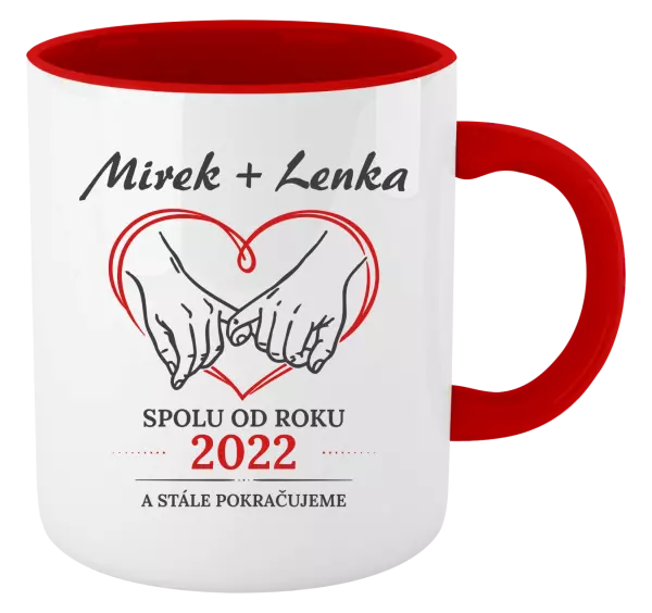 Hrnek Spolu od roku a stále pokračujeme