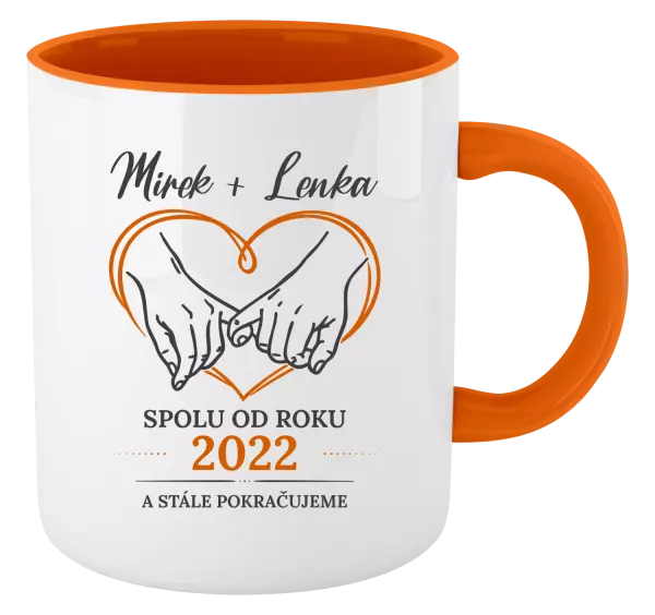Hrnek Spolu od roku a stále pokračujeme