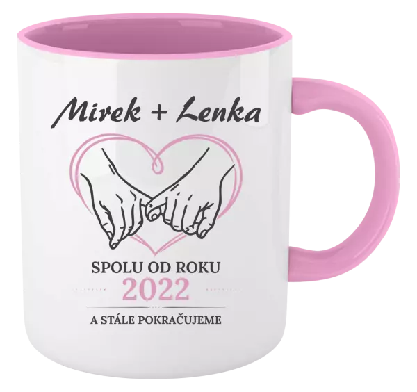 Hrnek Spolu od roku a stále pokračujeme