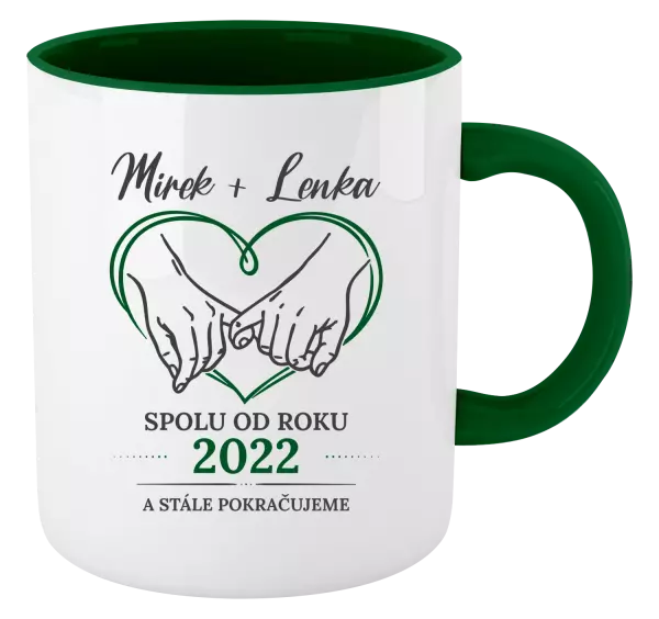 Hrnek Spolu od roku a stále pokračujeme