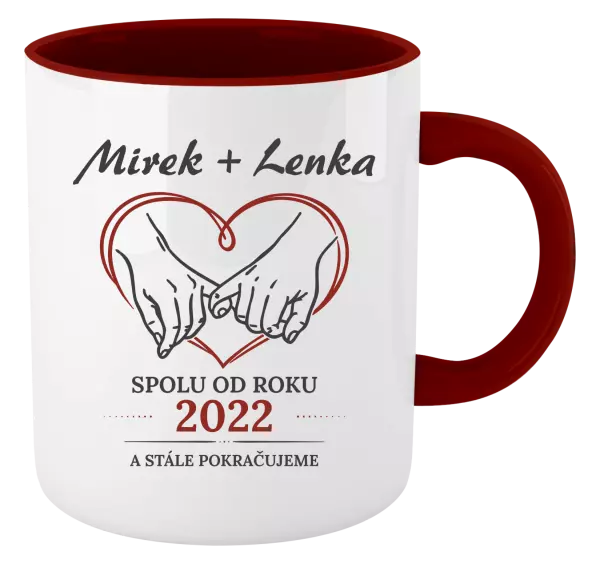 Hrnek Spolu od roku a stále pokračujeme