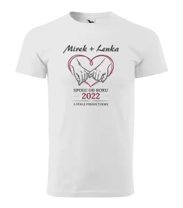 Pánské tričko Spolu od roku a stále pokračujeme