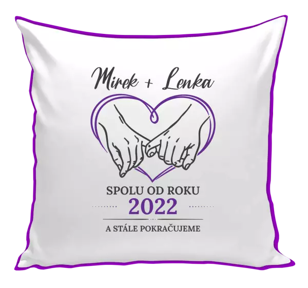 Polštář Spolu od roku a stále pokračujeme