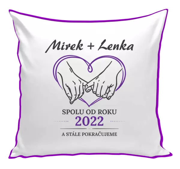 Polštář Spolu od roku a stále pokračujeme