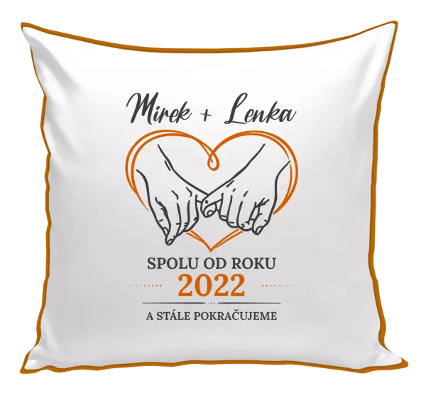 Polštář Spolu od roku a stále pokračujeme
