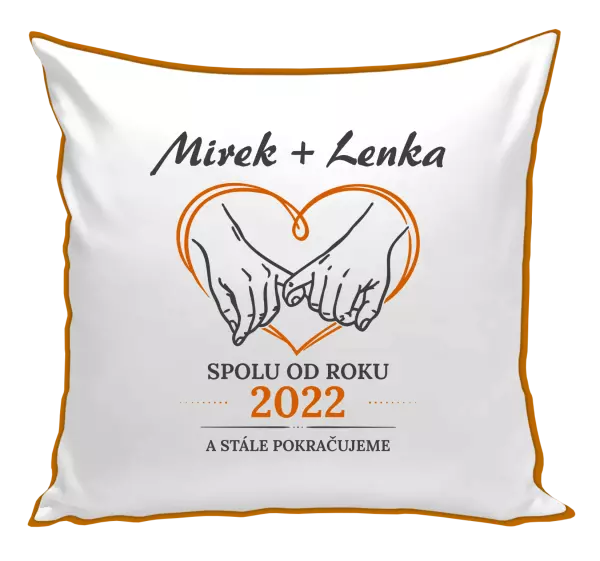 Polštář Spolu od roku a stále pokračujeme