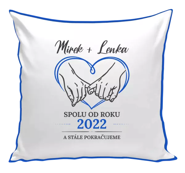 Polštář Spolu od roku a stále pokračujeme
